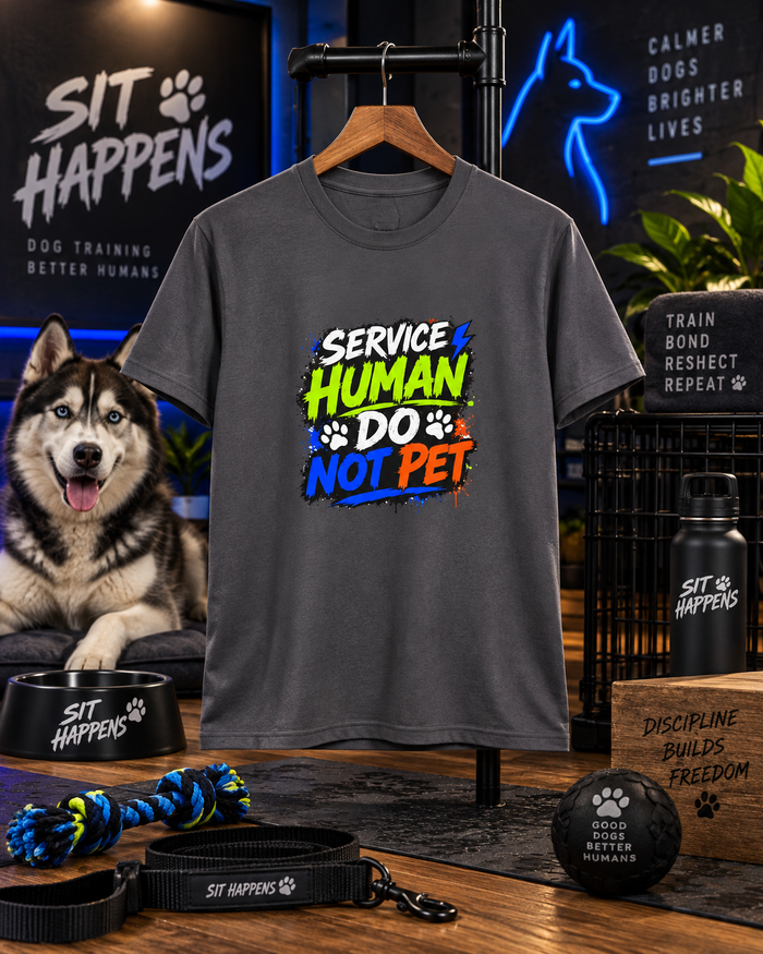 Service Human Do Not Pet T-Shirt