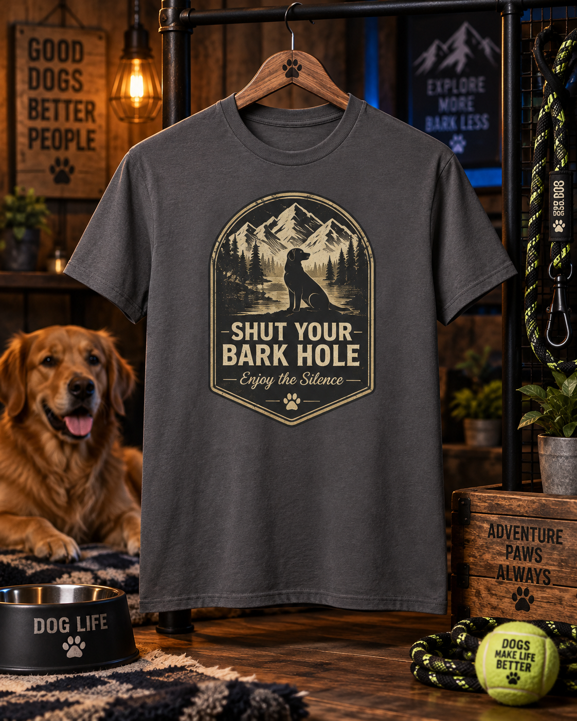 "Shut Your Bark Hole"T-Shirt